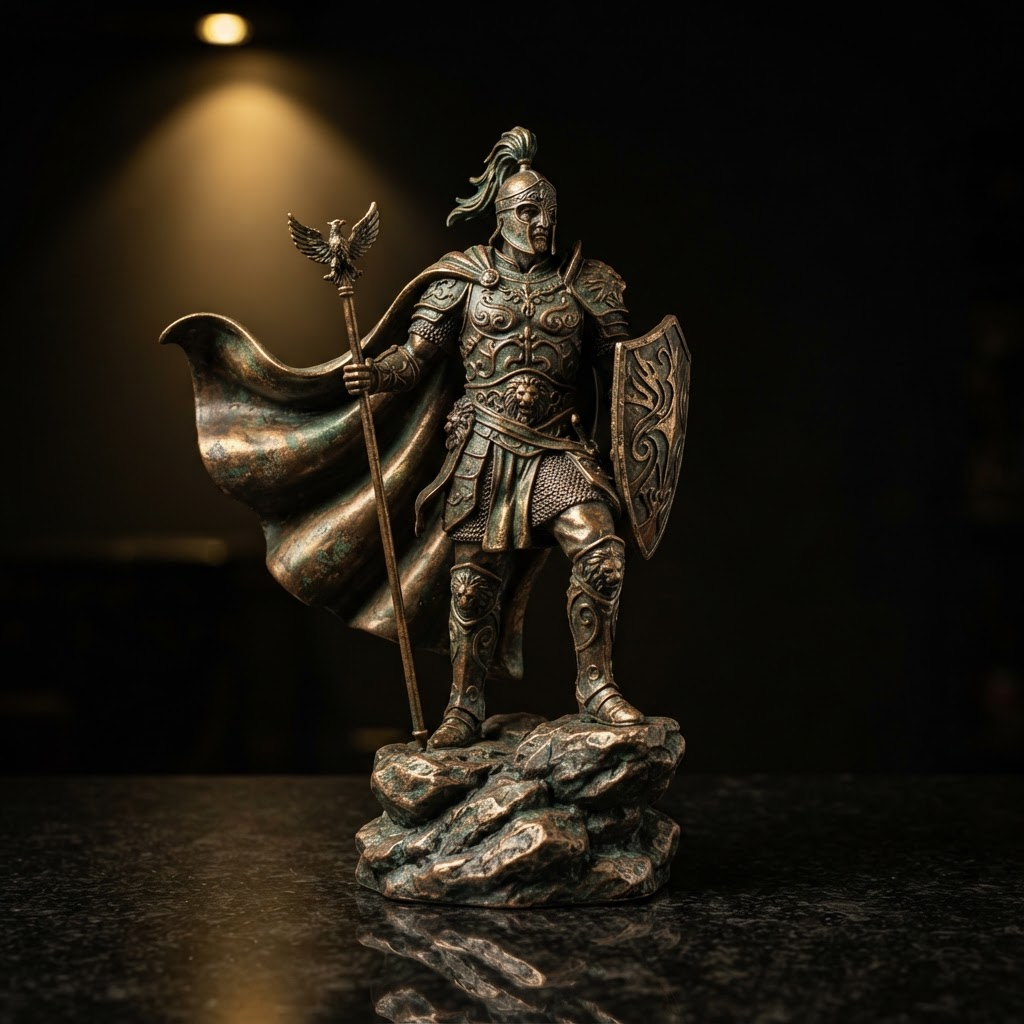 Bronze Guardian Statue
