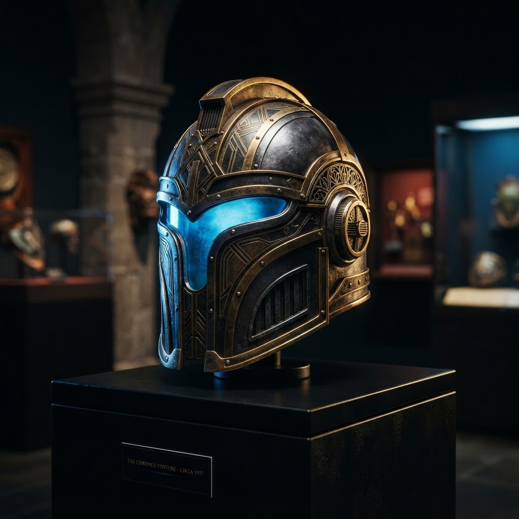 Vintage Warden Helmet